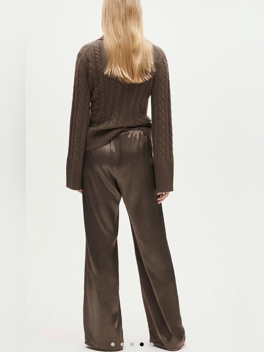 J CREW M Cosmo pant in luster charmeuse IN Smoky Woods CN714 $158 - Picture 2 of 5